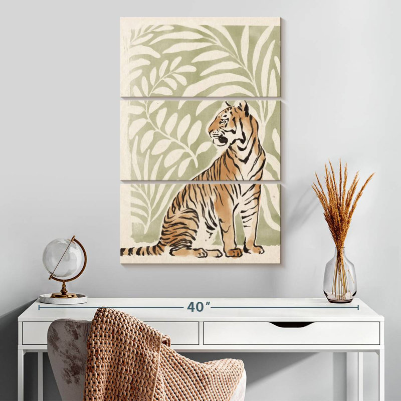 Brampt Jungle Cats II, H 32 po x l 20 po