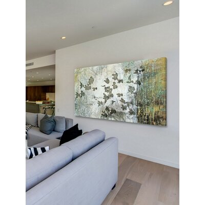 Silver Flock' by Tracy Silva Barbosa Wrapped Canvas Print on Canvas -  Marmont Hill, MH-TSB-86-C-24