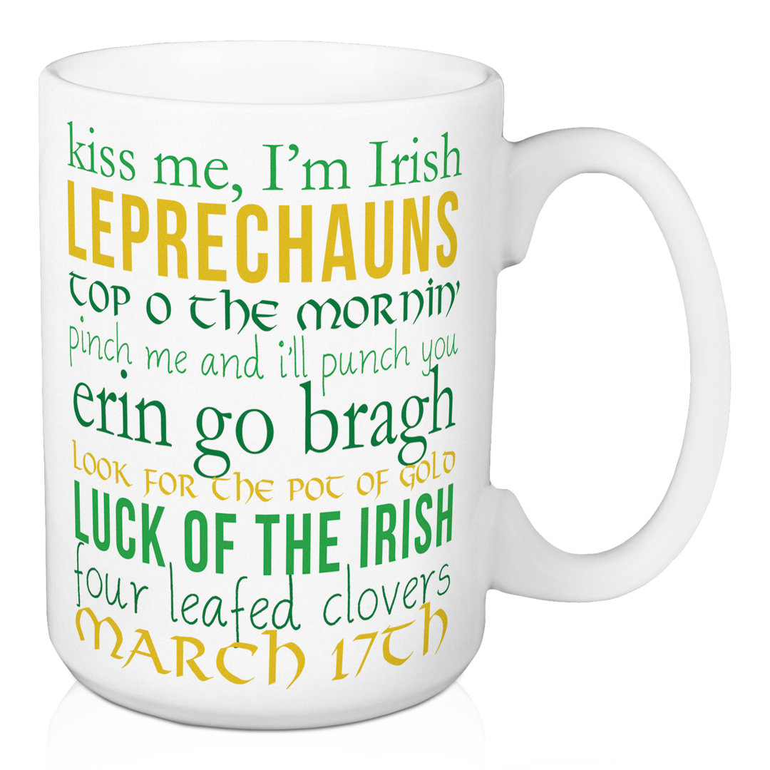 Billups St. Patrick's Day Typography Coffee Mug The Holiday Aisle®