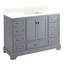 Quen 48" Freestanding Single Basin Vanity Set with Cabinet, Vanity Top-293161666-293161665-293540428