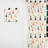 Kiahn Midcentury Blue And Orange Polka Dot Dance - Mid-Century Curtain - Velvet Room Darkening - 1 Panel-1314912366