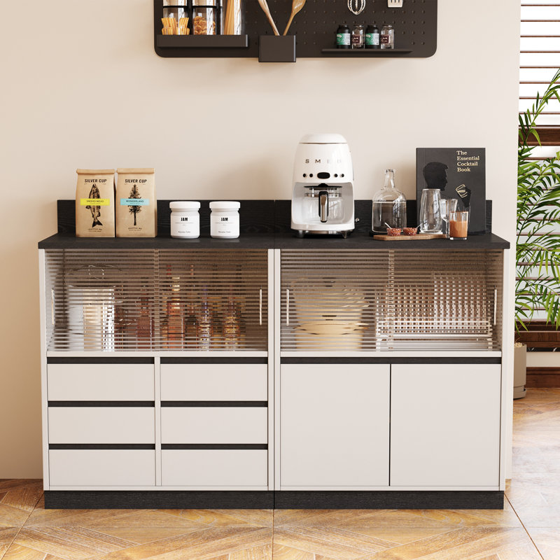 Armoire de rangement de 62,98 po de largeur pour le bureau ou la maison
