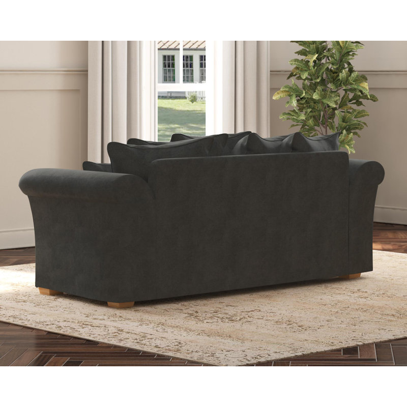 Castleacre Three Seater, Scatter Back, Steel