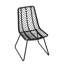 Chaise avec 2 coussins gris pour le divertissement extérieur - transitionnel, assemblage de jardin et utilisation de style transitionnel, eau, requis