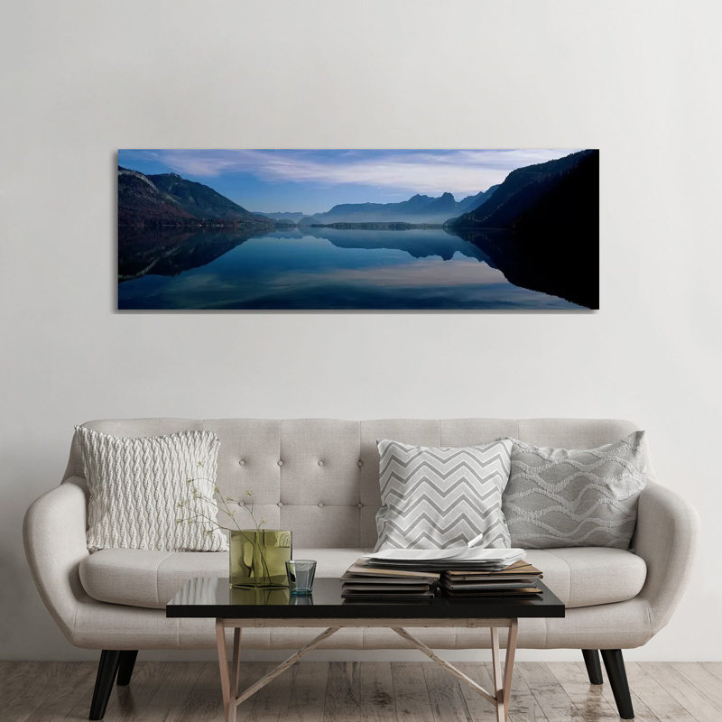 St. Wolfgangsee And Alps Salzkammergut Austria - Wrapped Canvas Panoramic Print, 182.88 cm H x 60.96 cm W