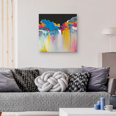 «Colorful Drips» par Willowbrook, reproduction d'art sur toile