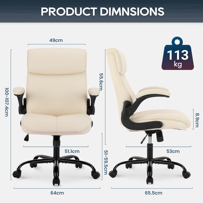 Office Chair, Ivory