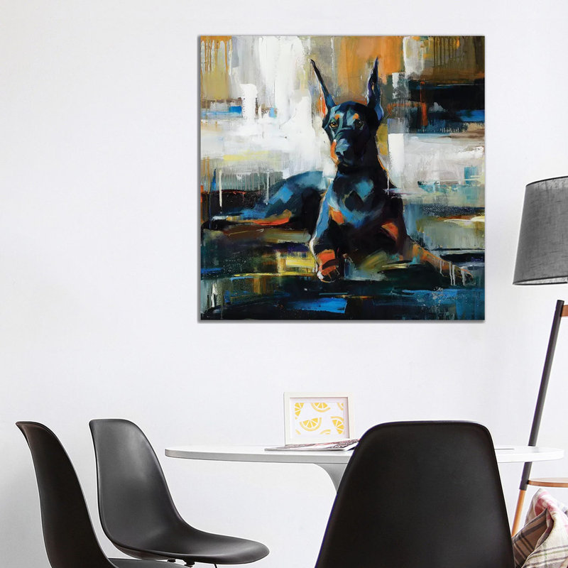 Time Hero by Tatyana Yabloed - Wrapped Canvas Painting, 93.98 cm H x 93.98 cm W x 3.175 cm D