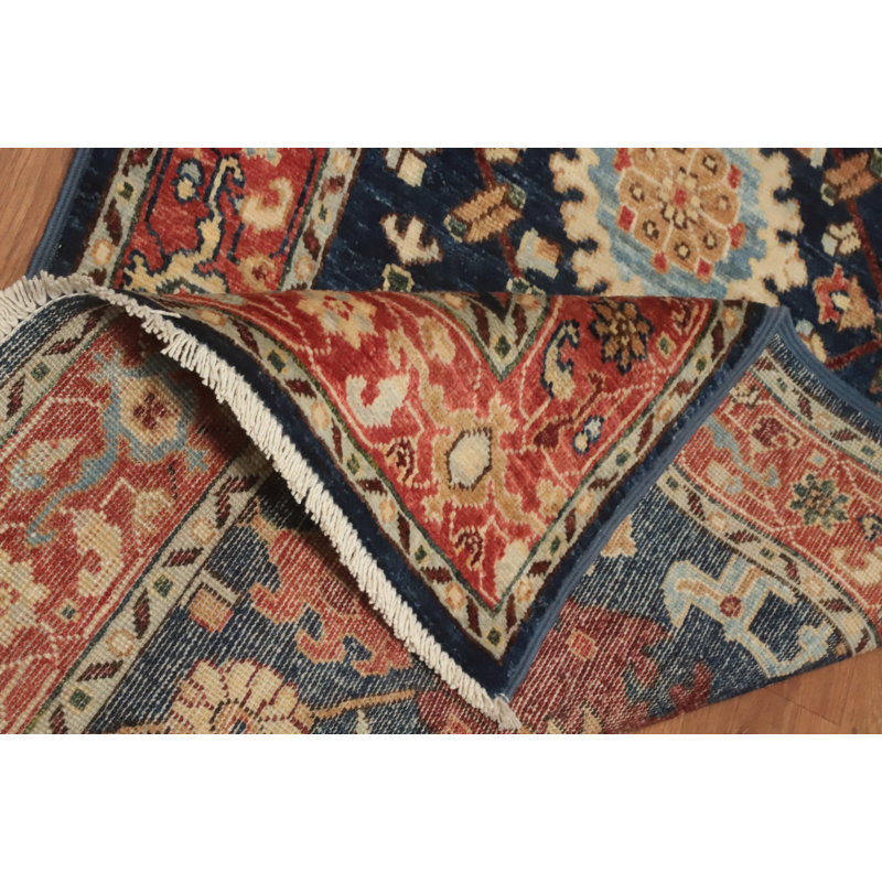 Tapis de couloir bleu marine Ziegler
