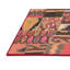 Tapis contemporain orange / rouge / noir-1504926184