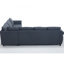 Lit 2 en 1, canapé-lit 6 places, canapé modulaire en L gris avec coussin de dossier