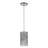Rustic Lodge 1 - Light Brushed Nickel Single Pendant