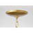 4 - Light Gold LED Unique/Statement Pendant