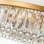 Lustre cylindrique à intensité variable en cristal 6 lumières Craggie-1763801068