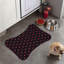 Tapis noir en forme d'os 1 pièce Black Love
