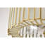 Ventilateur de plafond 6 lumières Walda Fandelier