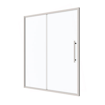 56"-60"W X 72"H Sliding Shower Door, Sliding Door, With 1/4" Tempered Glass