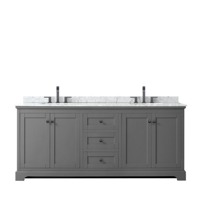 Ensemble de meuble-lavabo double 80 po Avery