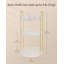 Organisateur de maquillage, comptoir rond rotatif à 3 niveaux, personnalisable, organisateur de coiffeuse, paresseux, cadeau
