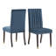 Chaise parsons rembourrée en velours Antonella-1689352621