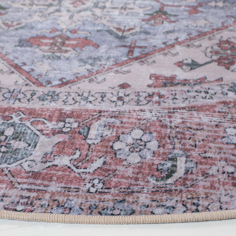 Tapis performance du sud-ouest lavable à la machine Tucson, Rond 6 pi