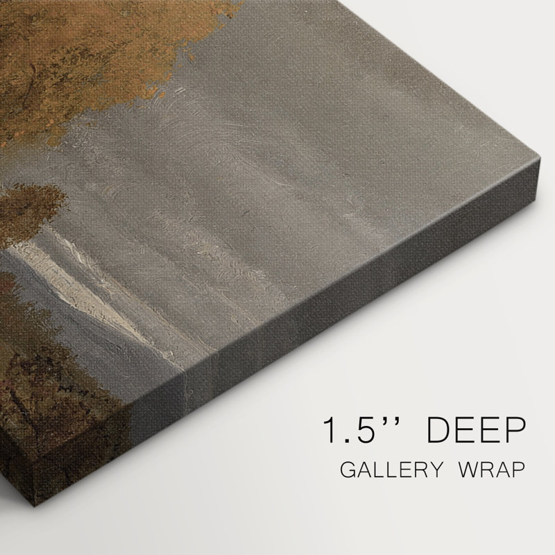 Série paysage - DCCLxxxviii - Toile tendue avec châssis - Prêt à être accroché, H 16 po x l 32 po