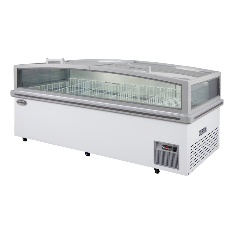 77 po. 27.5 pieds cubes Réfrigérateur / congélateur pour îlot de cuisine à dégivrage automatique commercial blanc pi. pi.