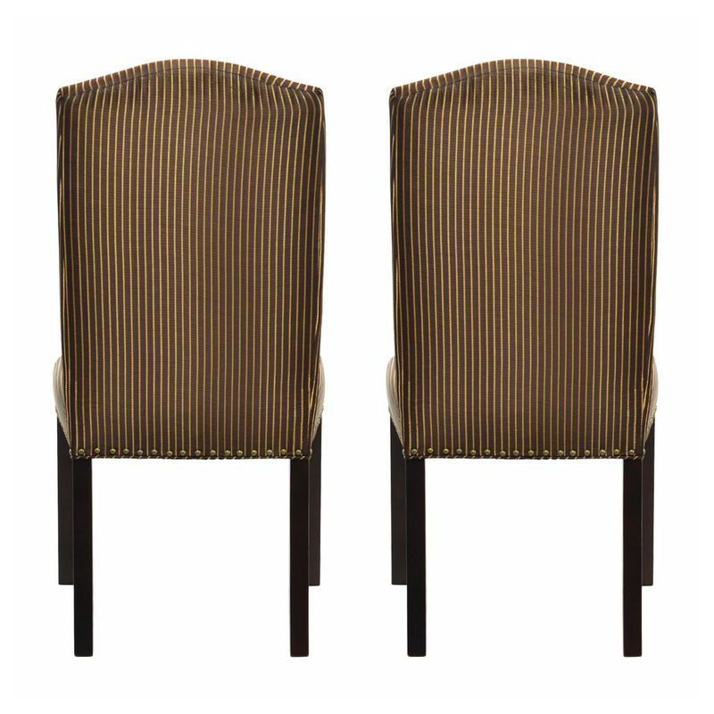 Chaise d'appoint, Acajou Marbella