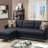 Polyfiber Sectional Sofa Living Room Furniture Reversible Chaise Couch Pillows Tufted Back Modular Sectionals (Sectional)-77832607-77832600-77832601