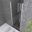 Porte de douche pliante semi-sans cadre l 30 po x H 72 po-98698052
