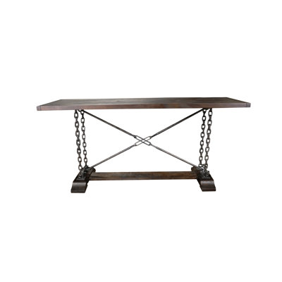 McConnelsville 65'' Solid Wood Console Table