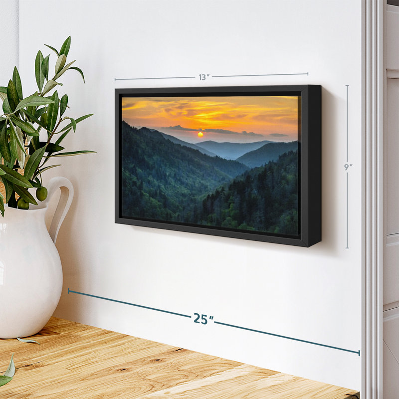 Nature, impression sur toile du parc national des Smoky Mountains, H 9 po x l 13 po
