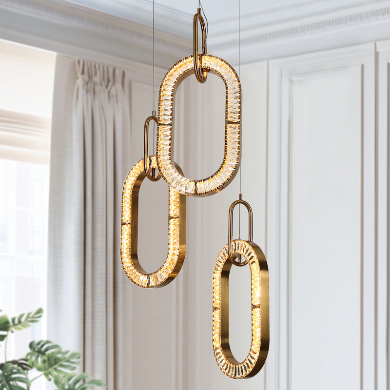 Josse 3 - Light Copper LED Pendant