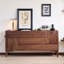 Casier simple en bois de noyer massif-122783829