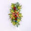 Guirlande lumineuse artificielle de Noël en forme de larme pour porte d'entrée