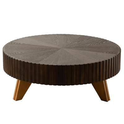 35,4 po, table basse ronde rétro, table basse convenant au café et à la maison