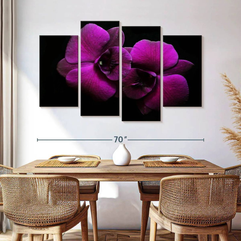 Harnek Thai Orchid, 42" H x 68" W