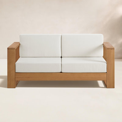 Shay 68" Eucalyptus Patio Sofa