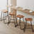 Rodriques Counter Stool with Metal Frame-1579495891