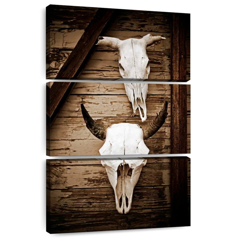 Lelar Western Cow Skull, 32" H x 20" W