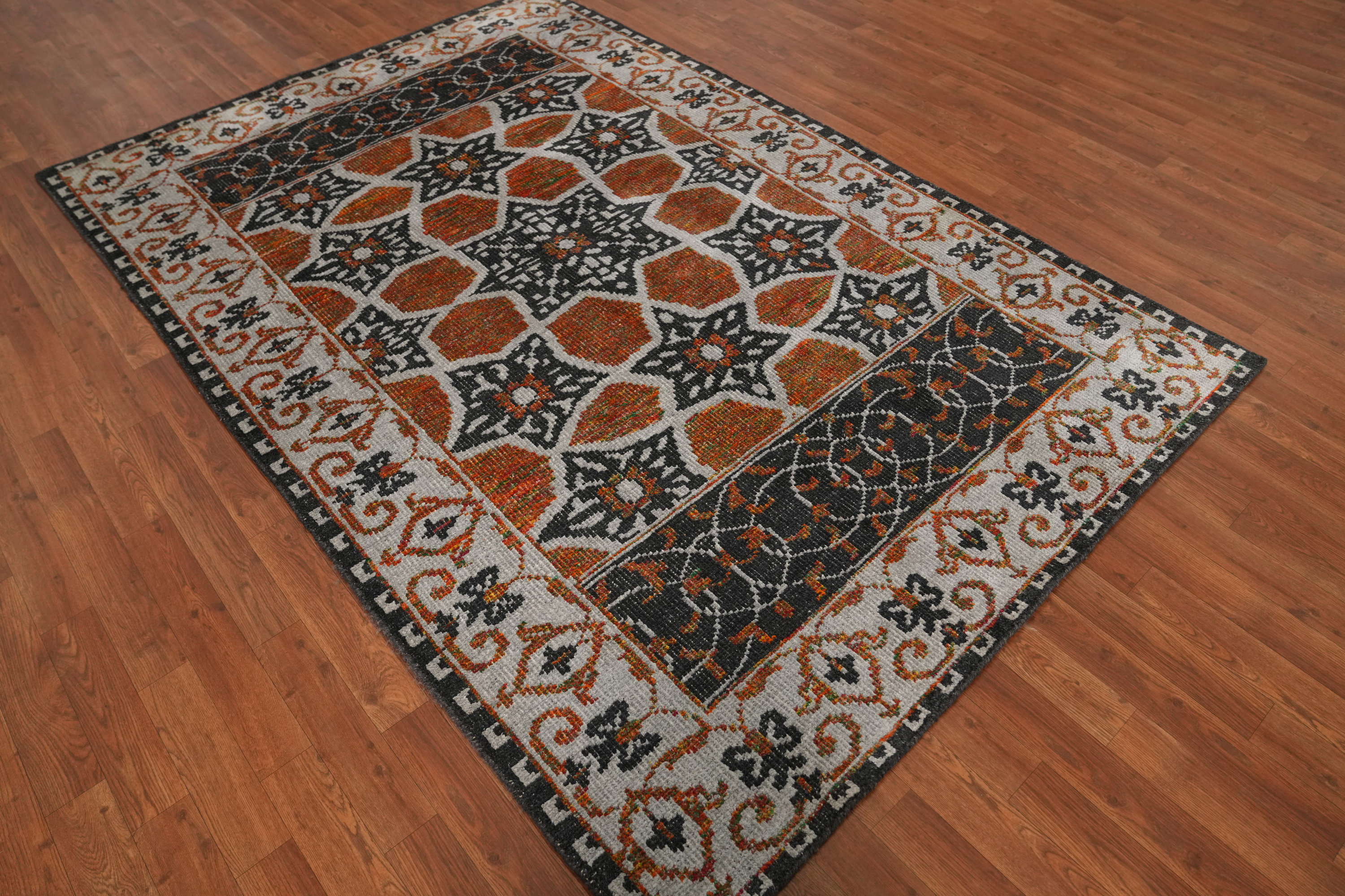 Bungalow Rose Distressed Living Room Area Rug 5x8 | Wayfair