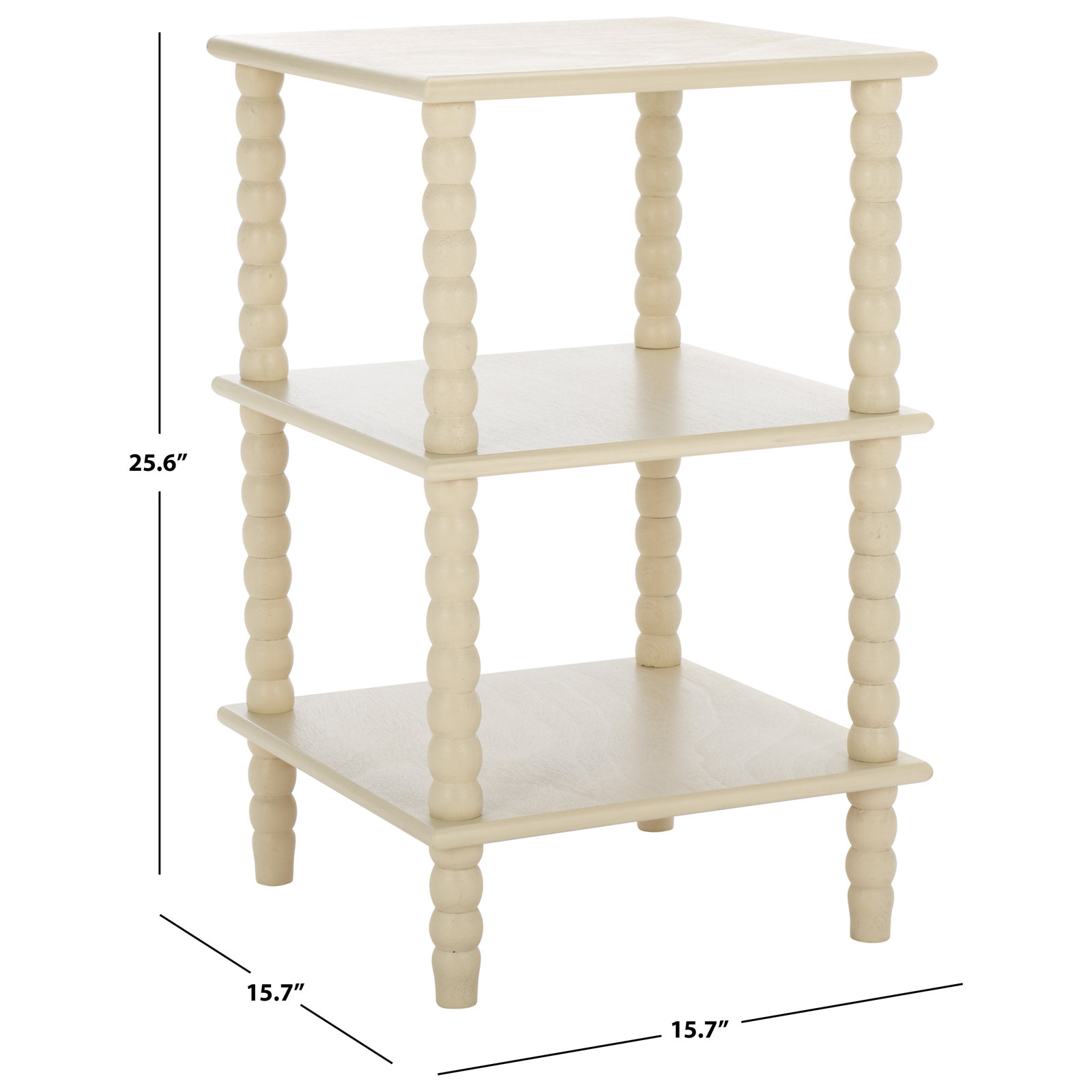 Netta 16" Pine End Table, Sand