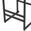 Ensemble de 2 tabourets de bar tissés avec dossier en corde de papier tissé pour îlot de cuisine (style B noir)-895061707