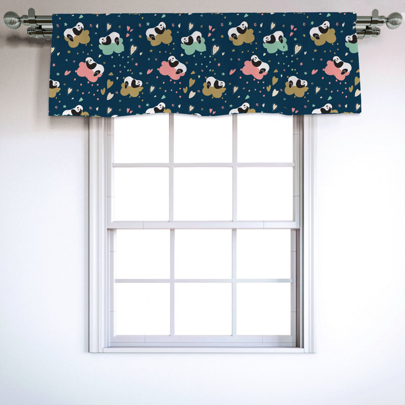 Sateen Ruffled Window Valance
