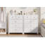 Commode 5 tiroirs pour chambre à coucher, grande commode moderne avec tiroirs de rangement-361094504