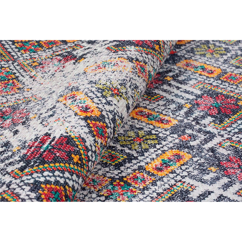 Luxurious Machine Washable Carpet, 100% Polyester, 7.5 x 10.8 Feet | Pile Height: 0.2 Inches, 1850 g/m² | Recycled Poly Cotton Underside, Easy Care, Perfect for Living Room & Bedroom, Soft & Durable Design