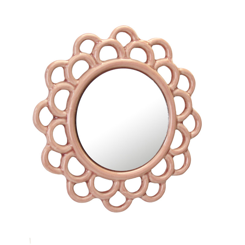 Miroir décoratif District Electic, Vieux rose antique