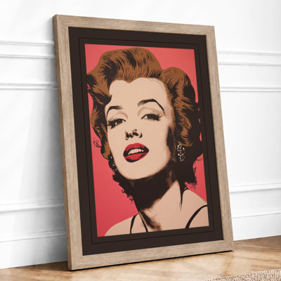 Iconic Beauty Pop Art - Framed Print