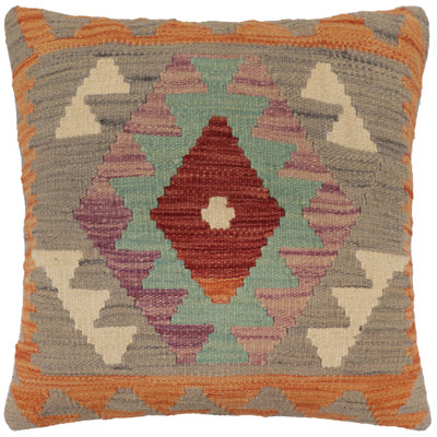 Tribal Kilim Pillow Geometric Throw Pillow