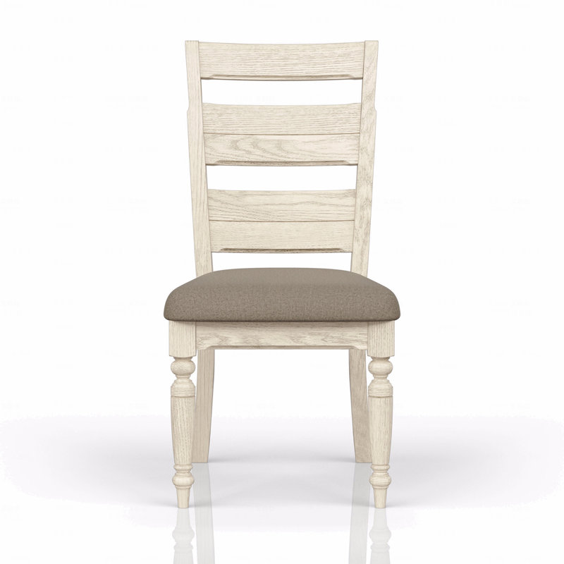 Back Side Chair, White